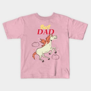 Best Dad fathers day gift design Kids T-Shirt